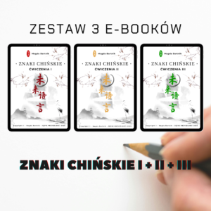 Zestaw ZNAKI CHIŃSKIE I + II + III (trzy części)